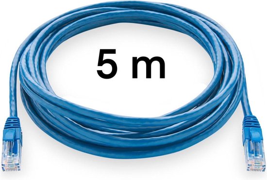 UTP kabel 5 meter - CAT 6 - Internetkabel - Ethernet kabel – Netwerkkabel |  bol.com