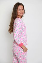 Damespyjama set voor volwassenen van katoen - Leuke Cupcake prints- Maat L