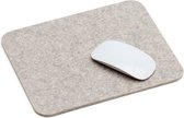 tapis de souris feutre couleur gris clair