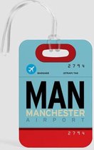 Kofferlabel – MAN (Manchester)