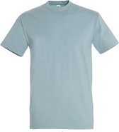 SOLS Heren Keizerlijke Zwaargewicht T-Shirt met korte mouwen (Ijsblauw)