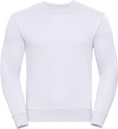 Russell Heren Authentieke Sweatshirt (Slimmer Cut) (Wit)