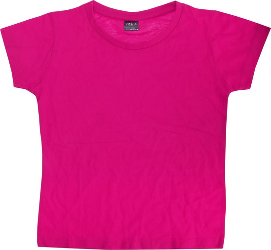 SOLS Meisjes Kersen Korte Mouw T-Shirt (Fuchsia)