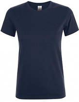 SOLS Dames/dames Regent T-Shirt met korte mouwen (Franse marine)