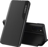 Smart View Window Flip Cover met Magneetsluiting voor Galaxy S20 Plus - Zwart