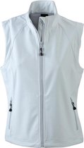 James and Nicholson Dames/dames Softshell Vest (Off-White)