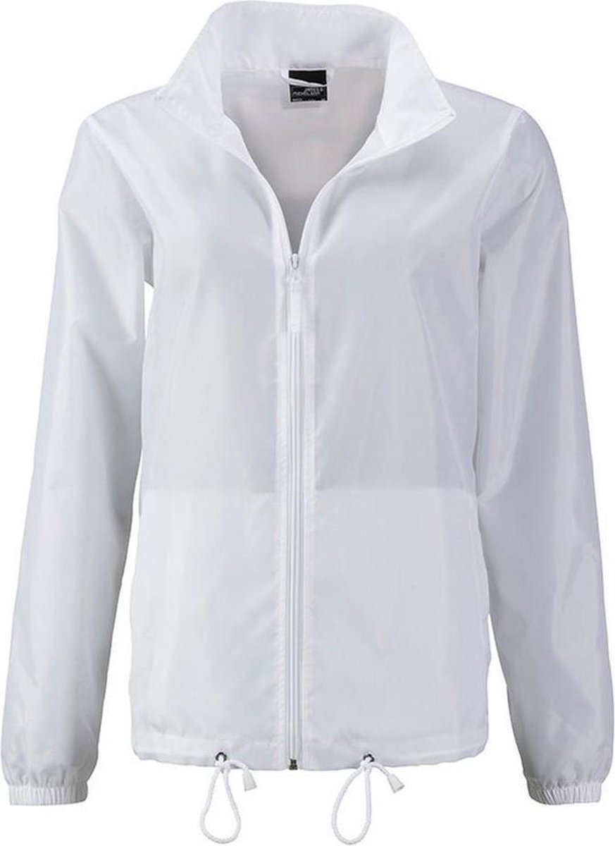 James and Nicholson Regenjas Dames Met Capuchon Regenpak Regenjas Dames Waterdicht Regenjassen Wit