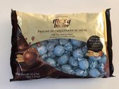 Vergani - ronde bonbons geboorte jongen - blauw - 1kg