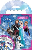 Disney Frozen Kleurset Kleurboek en Kleurpotloden Carry Along