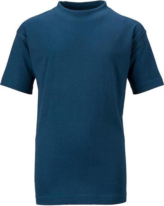 James and Nicholson Kinderen/Kinderen Basic Tee (Benzineblauw)