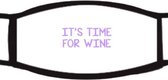Mondkapje maat L | It's time for wine
