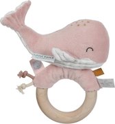 Little Dutch Ringrammelaar Walvis - Ocean Pink