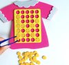 Afbeelding van het spelletje Set van 2 Montessori - Educatief speelgoed - Vilt speelgoed - vis en roze overhemd