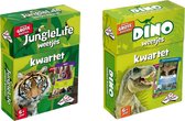 Spellenbundel - Kwartet - 2 stuks - Sealife Junglelife Kwartet & Dino Kwartet