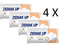 Demak'up Wattenschijfjes Sensitive - 4  Verpakkingen van 48 Stuks