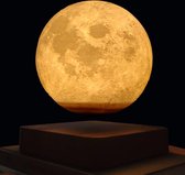 Lévitation magnétique Moonlight - Cadeau Saint-Valentin - Lampes de table décoratives - Lune imprimée en 3D - Cadeaux Premium - Trois couleurs dimmable