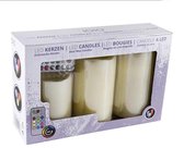 Led kaarsen set 3 stuks multi kleuren