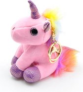 Unicorn sleutelhanger - Roze unicorn sleutelhanger - Unicorn speelgoed - Unicorn knuffel