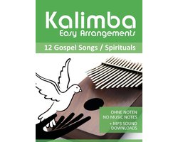 Omslag van Kalimba Songbooks 16 - Kalimba Easy Arrangements - 12 Gospel Songs / Spirituals