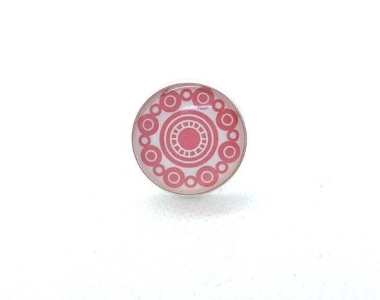 2 Love it Zeeuwse Knop Roze - Ring - Verstelbaar in maat