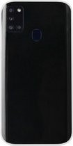 ADEL Siliconen Back Cover Softcase Hoesje Geschikt voor Samsung Galaxy A21s - Doorzichtig Transparant