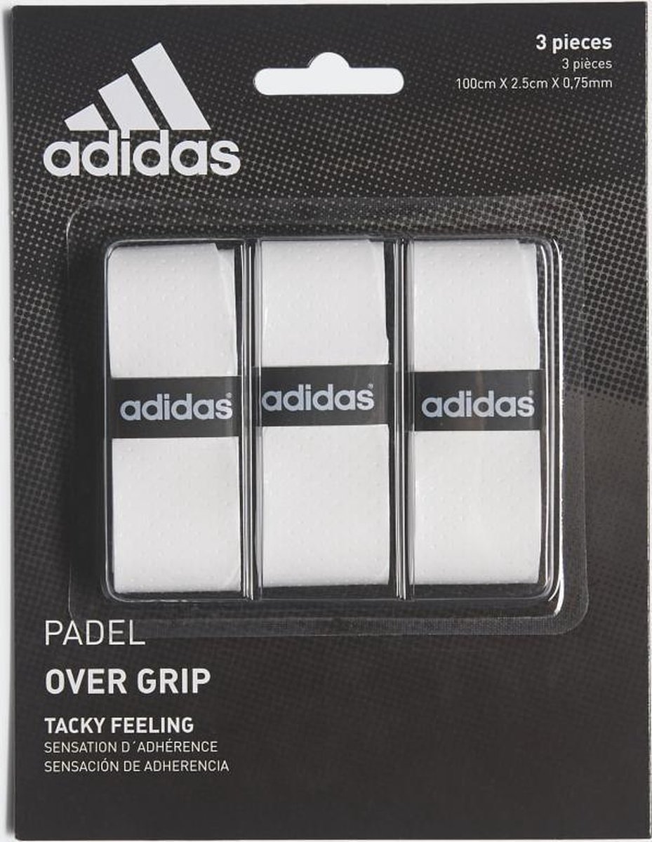 Adidas (3X) Padel Overgrip - Wit | Maat: UNI | bol.com