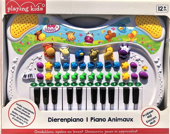 mooi fotografie Werkwijze Playing Kids - Dieren geluiden - Piano - Keyboard - Dierenpiano - Vanaf 1  jaar. | bol.com
