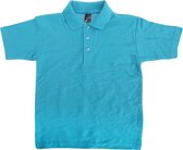 SOLS Kinder Unisex Zomer II Pique Polo Shirt (Blauw Atol)