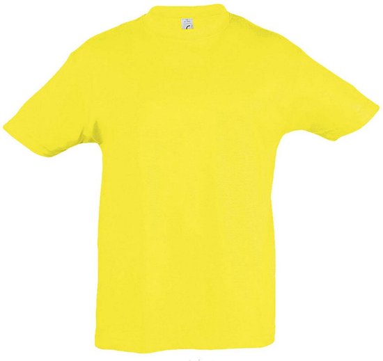 SOLS Kinderregent T-Shirt met korte mouwen (Citroen)