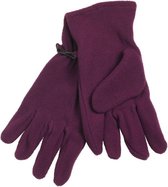 Myrtle Beach Volwassenen Unisex Microfleece Handschoenen (Violet)