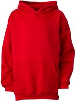 James and Nicholson Kinderen/Kinderkapjes Sweatshirt (Rood)