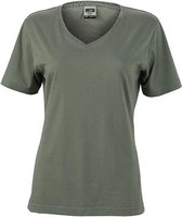 James and Nicholson T-shirt de travail pour femmes / femmes (gris foncé)
