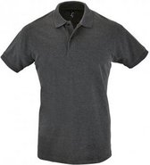 SOLS Heren Perfect Pique Korte Mouw Poloshirt (Houtskool mergel)