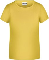 James And Nicholson T-shirt Basic pour filles (jaune)