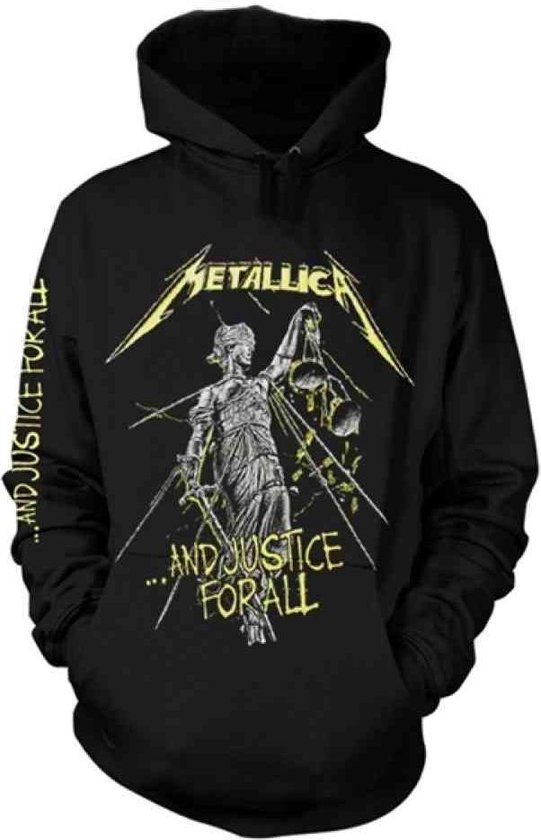 Sweat à capuche/pull Metallica -L- And Justice For All Tracks Zwart