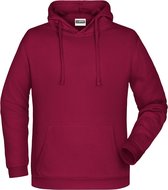 James And Nicholson Heren Basis Hoodie (Wijn)