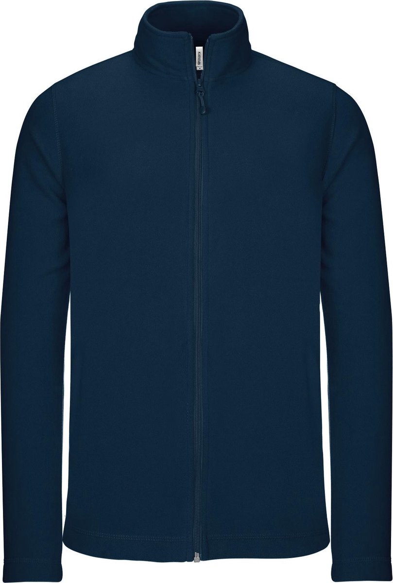 Kariban Heren Full Zip Microfleece Jasje Marine Blauw