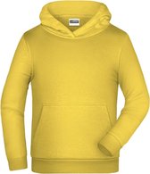 James And Nicholson Kinderen/Kinderen Basic Hoodie (Geel)