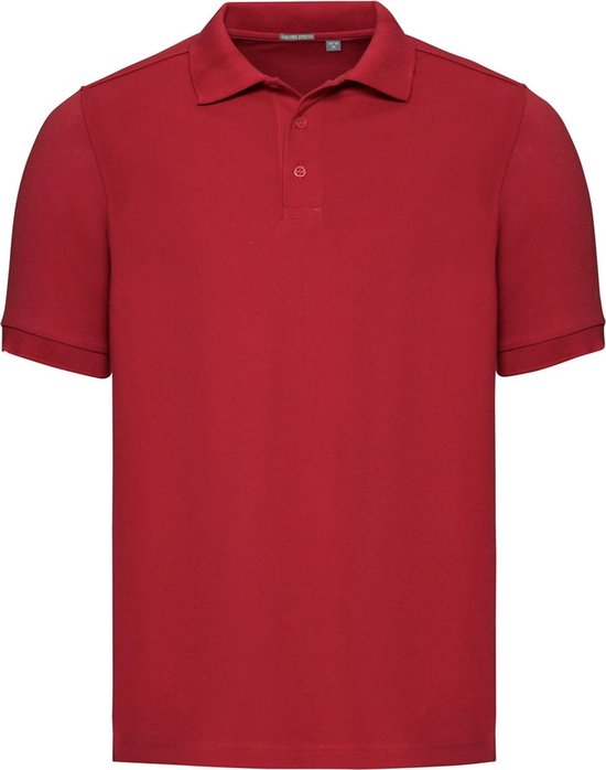 Russell Heren Poloshirt op maat Pique Polo (Klassiek rood)