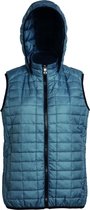 2786 Vrouwen/dames Honingraat Ritssluiting Gilet/lichaamsverwarmer (Staal)