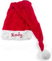 Premium lange kerstmuts met naam | geborduurd | gepersonaliseerd