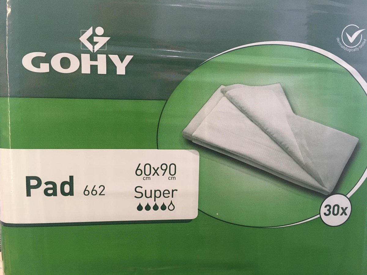 GOHY Pad Super 60 x 90 cm - 1 paquet de 30 protections