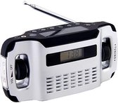 Radio opwindbaar Lynx - USB - Noodpakket - Lader - Digitale klok - Reisradio - zaklamp