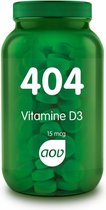 AOV 404 Vitamine D3 (15 mcg) - 60 tabetten - Vitaminen - Voedingssupplementen