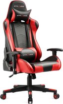 Bobby's Gamingstoel - Game Stoelen - Bureaustoel - Voor Volwassenen - Ergonomisch - Gaming Chair - Zwart - Rood