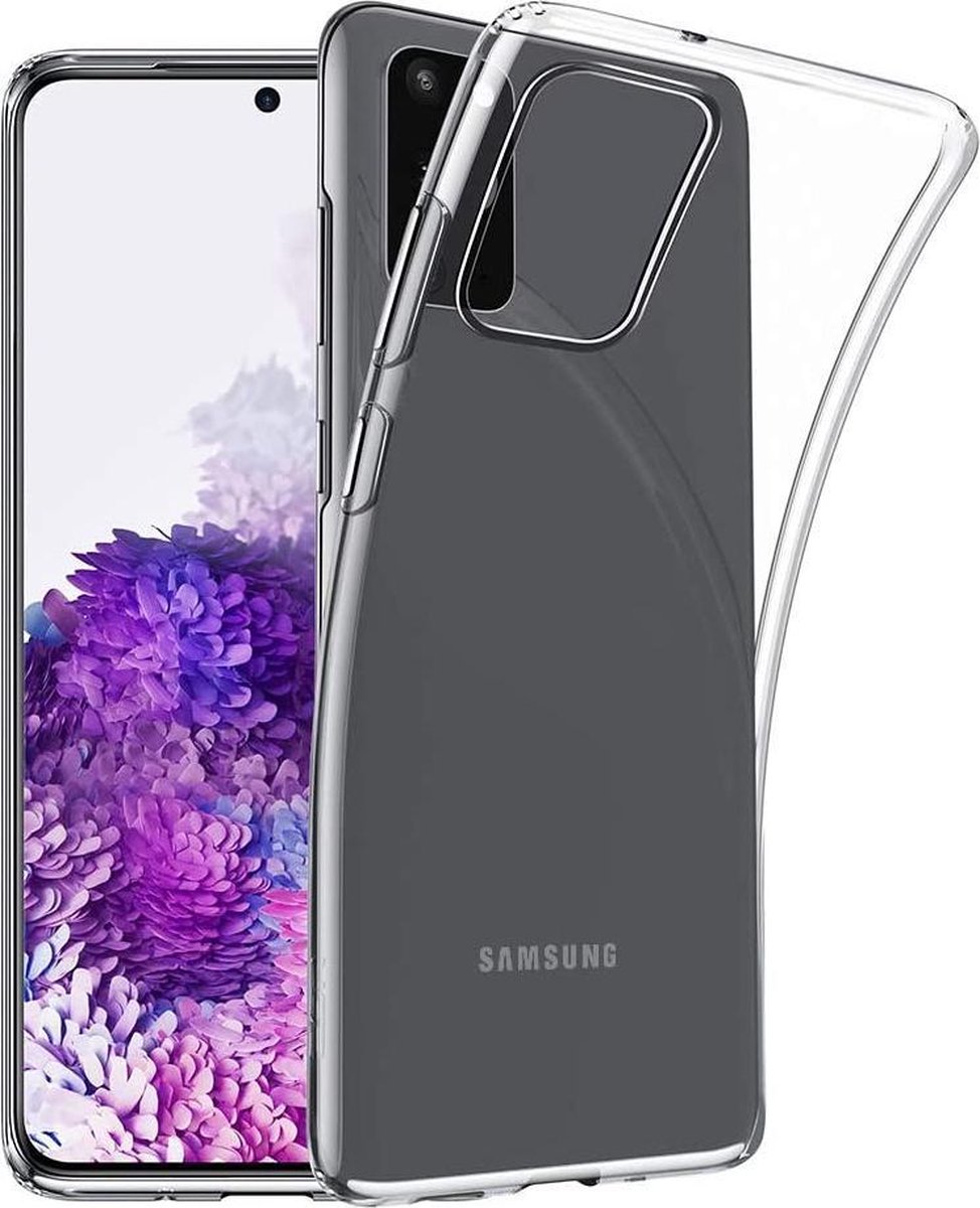 samsung s20 fe hoesje transparant - Samsung S20 FE Hoesje Siliconen Case Cover Doorzichtig