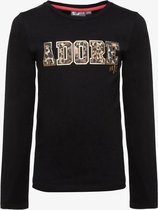 Ai-Girl meisjes shirt met tekstopdruk - Zwart - Maat 146/152
