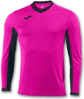 Joma Champion IV Voetbalshirt Lange Mouw Kinderen - Roze / Zwart | Maat: 128-140