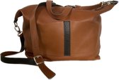 Luiertas Irene Cognac Leer - Daiper bag - mommy bag