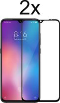 Xiaomi Mi 9 SE Screenprotector - Beschermglas Xiaomi Mi 9 SE Screen Protector Glas - Full Cover - 2 stuks